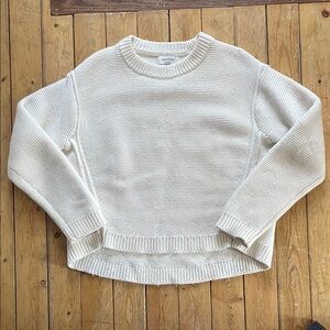 Banana Republic Off-White Crew Neck Sweater